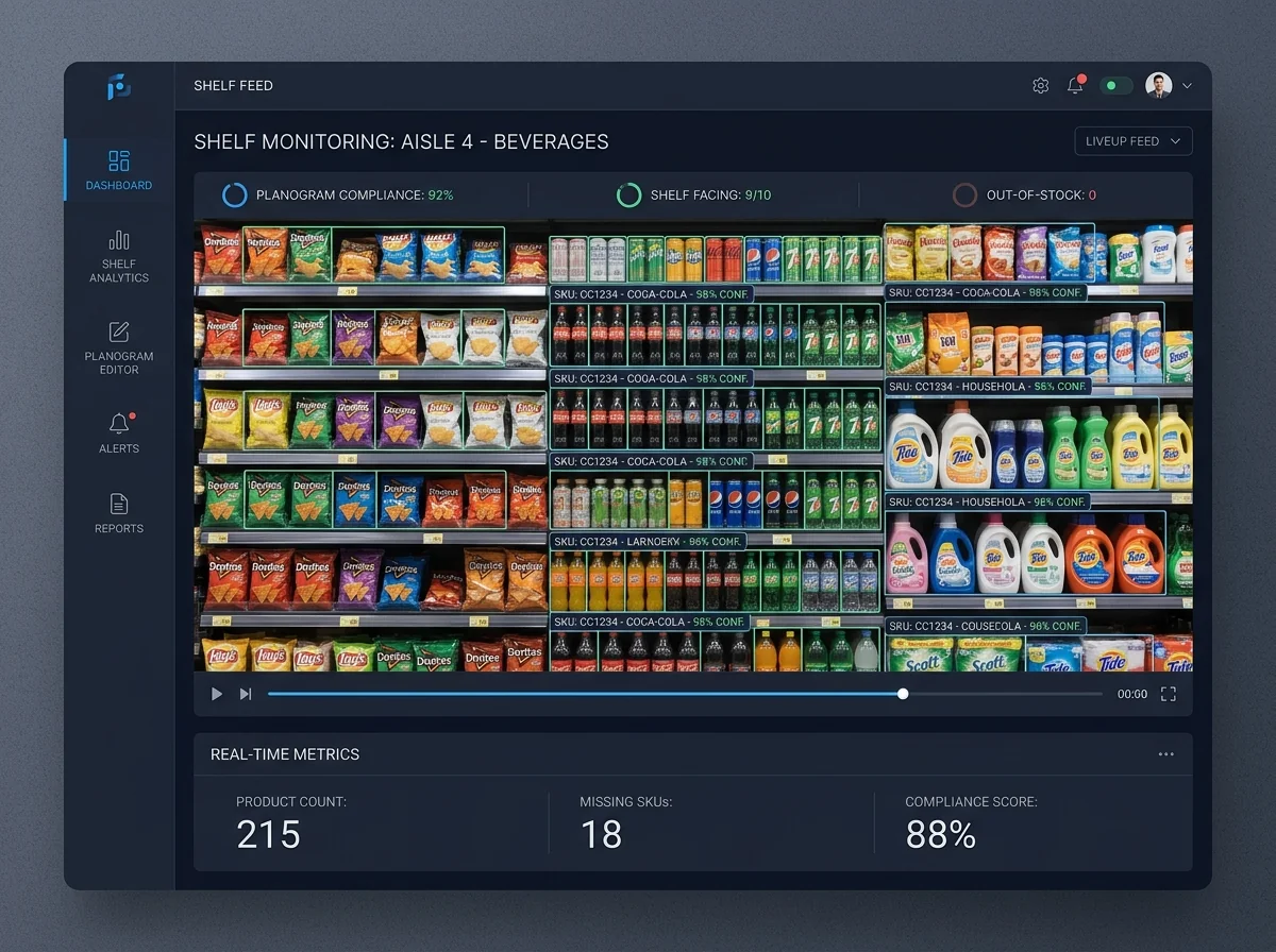RytAIlsy Shelf Vision & Planogram Intelligence Dashboard